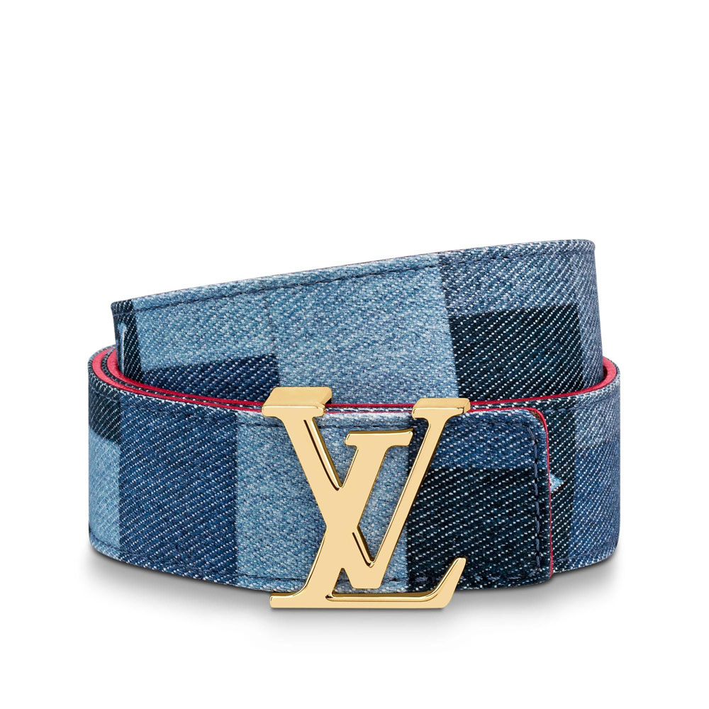 Louis Vuitton Iconic 30mm Belt Damier Other in Blue M0243V: Image 2