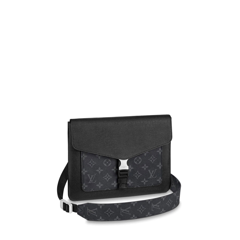 Louis Vuitton Outdoor Flap Messenger K45 in Black M30413: Image 1