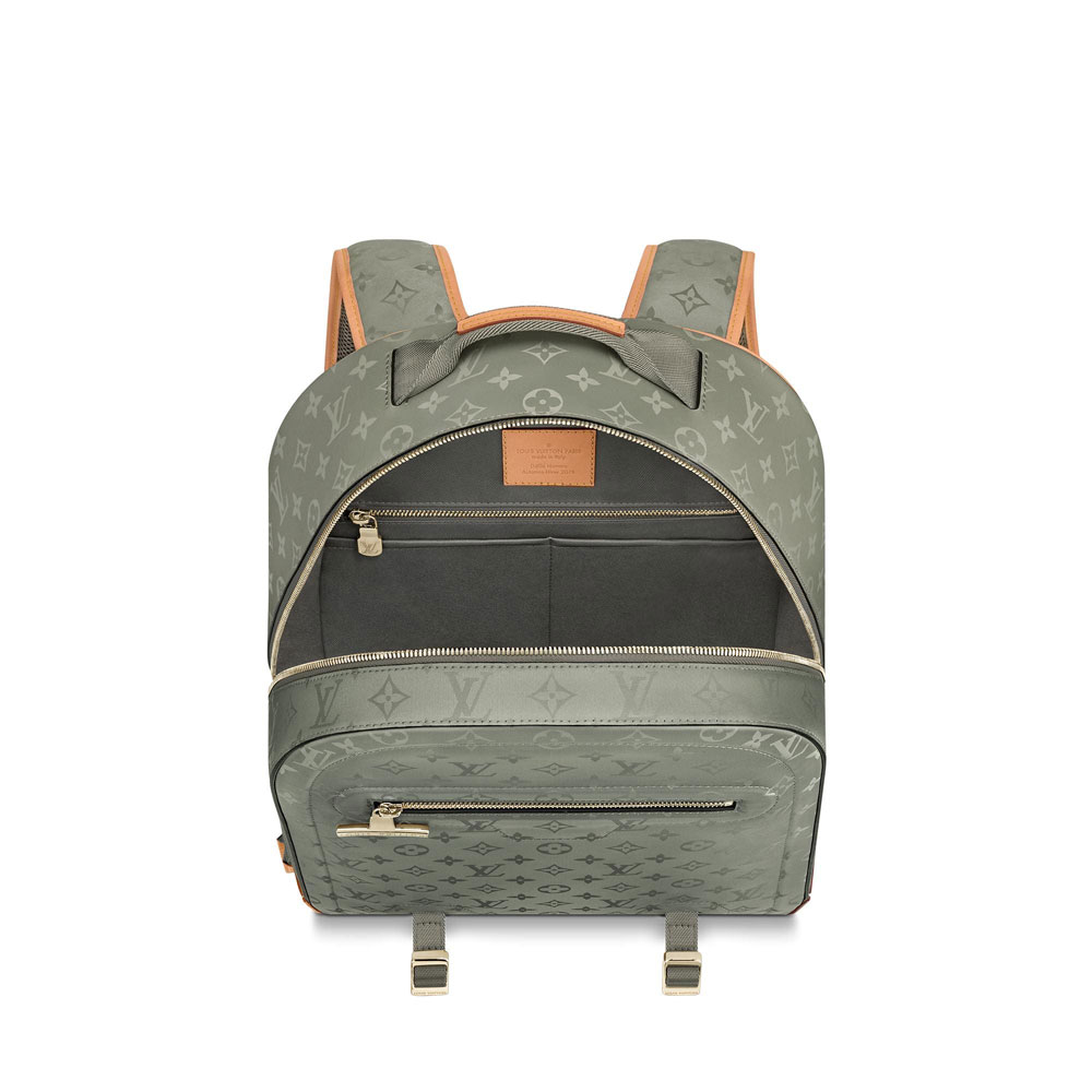 Louis Vuitton Backpack GM Monogram Titanium M43881: Image 3
