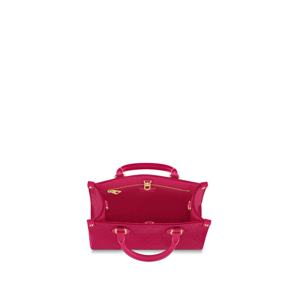 Louis Vuitton Onthego PM Monogram Empreinte Leather in Rose M45660: Image 3