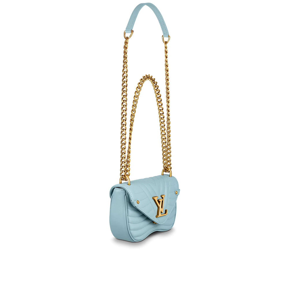 Louis Vuitton New Wave Chain Bag PM H24 in Blue M55443: Image 2