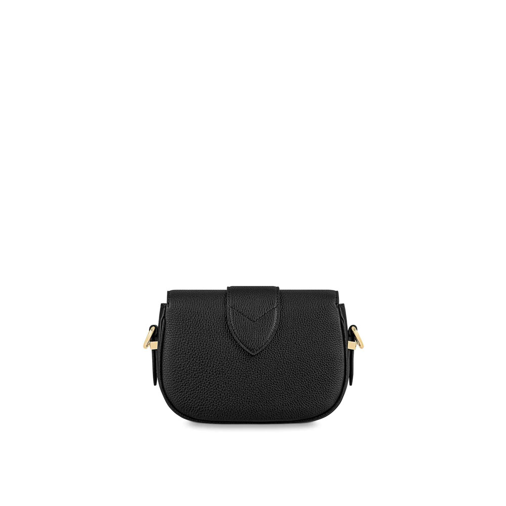 Louis Vuitton Pont 9 Soft PM Grained Calfskin Leather in Black M58727: Image 3
