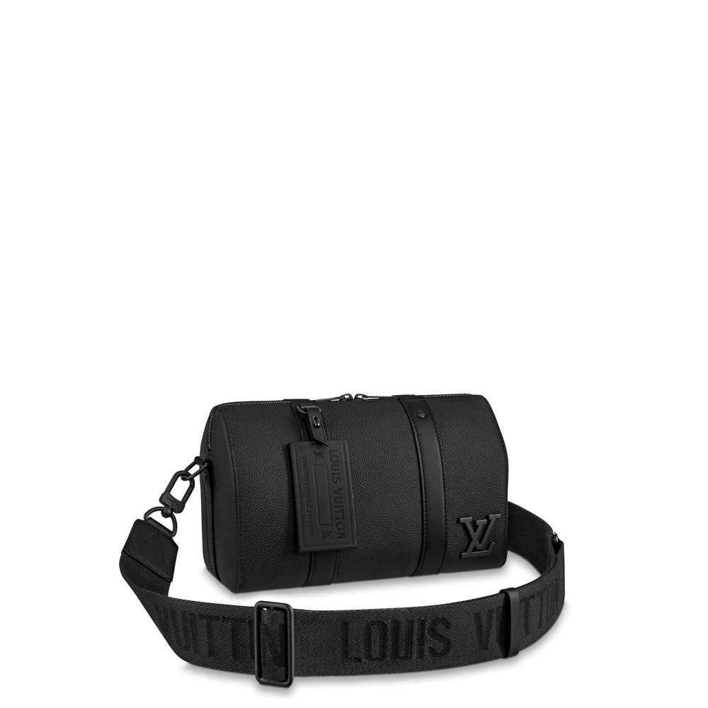 Louis Vuitton City Keepall LV Aerogram in Black M59255: Image 1
