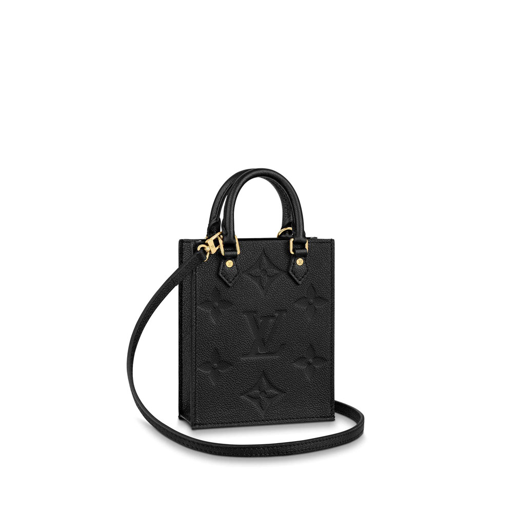 Louis Vuitton Petit Sac Plat Monogram Empreinte Leather M80478: Image 1