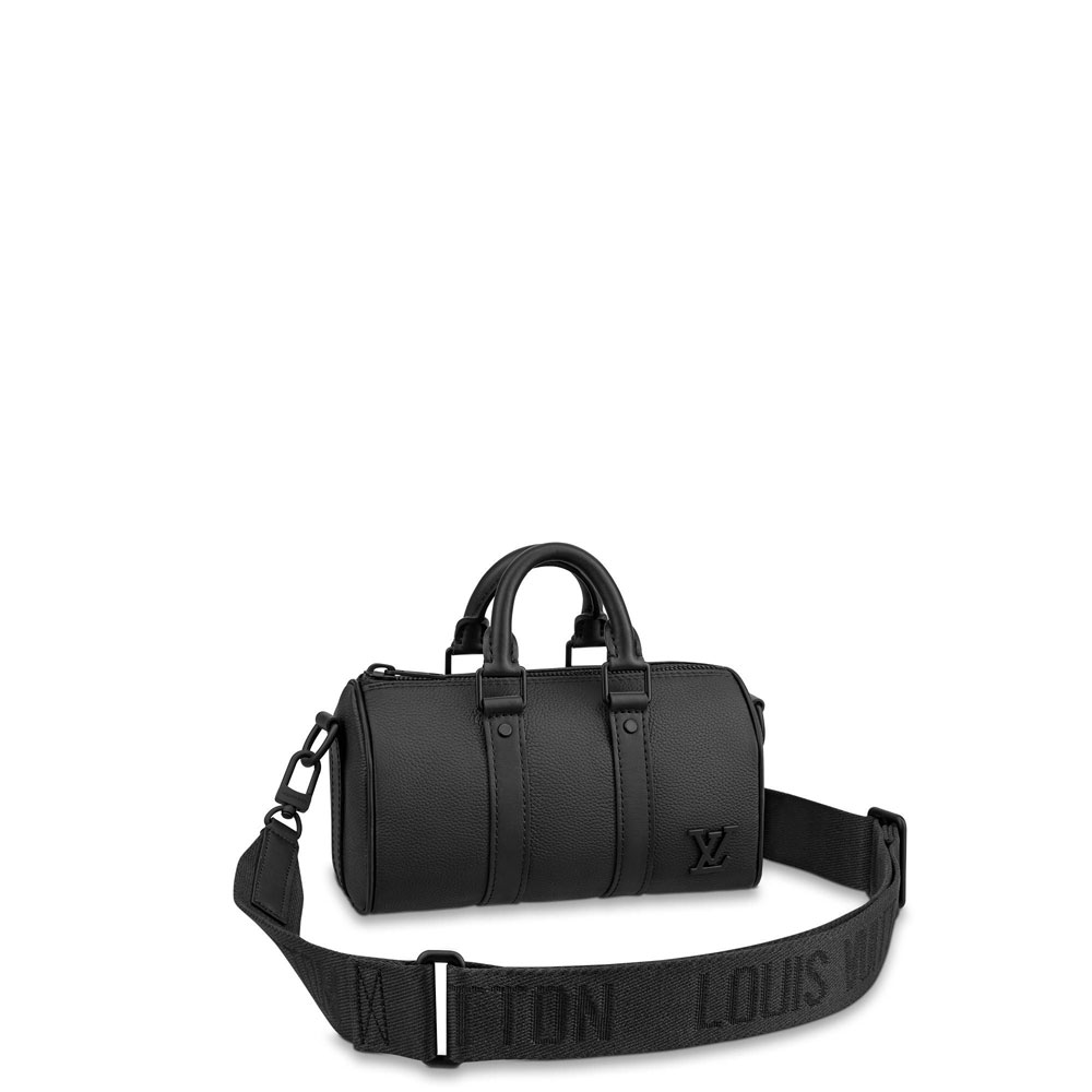 Louis Vuitton Keepall XS LV Aerogram in Black M80950: Image 1