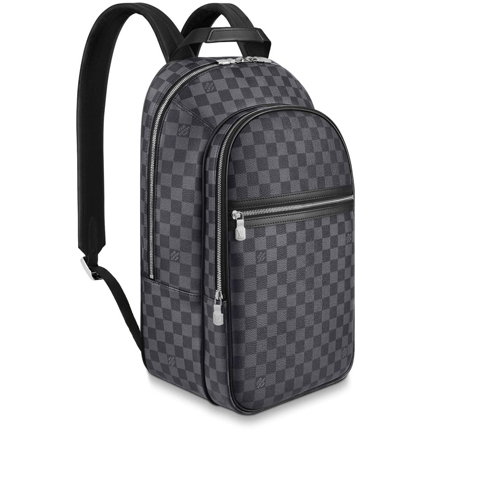 Louis Vuitton Michael Backpack Damier Graphite Canvas in Grey N40310: Image 2