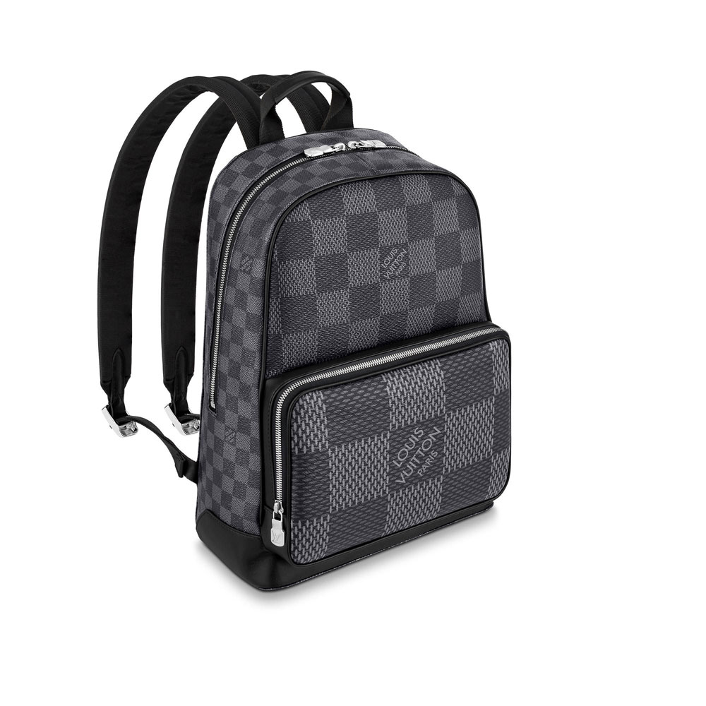 Louis Vuitton Campus Backpack Damier Graphite Canvas in Black N50009: Image 2