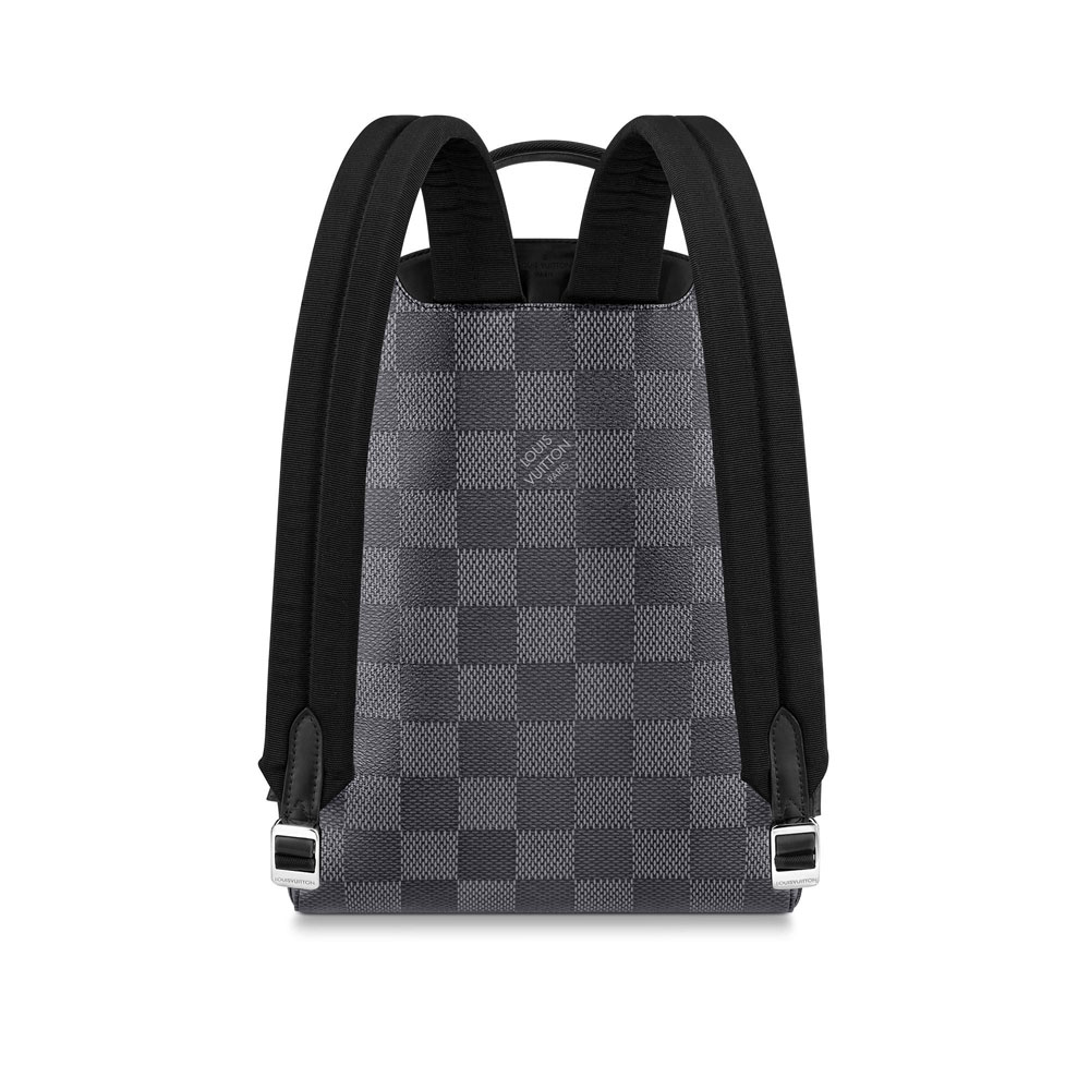 Louis Vuitton Campus Backpack Damier Graphite Canvas in Black N50009: Image 4