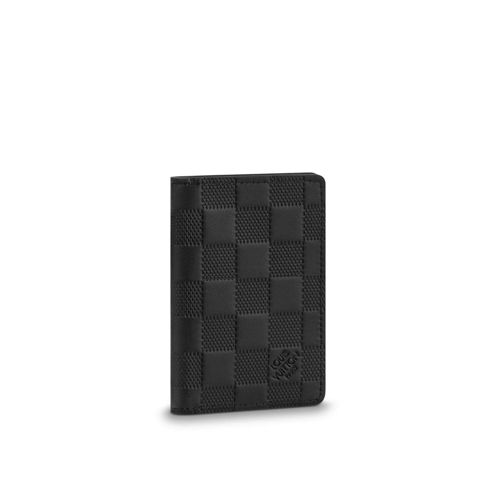Louis Vuitton Pocket Organizer Damier Infini Leather N63197: Image 1