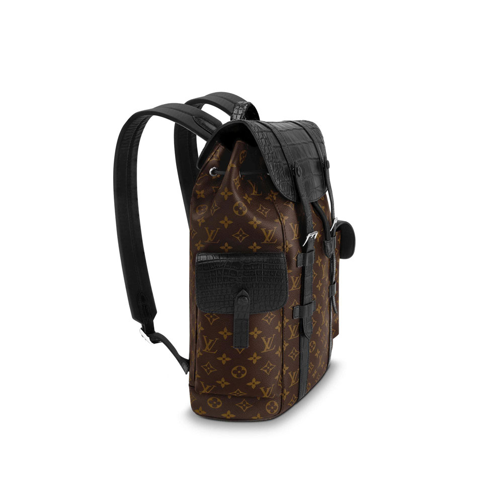 Louis Vuitton Christopher Backpack PM Crocodilien Mat N93489: Image 2