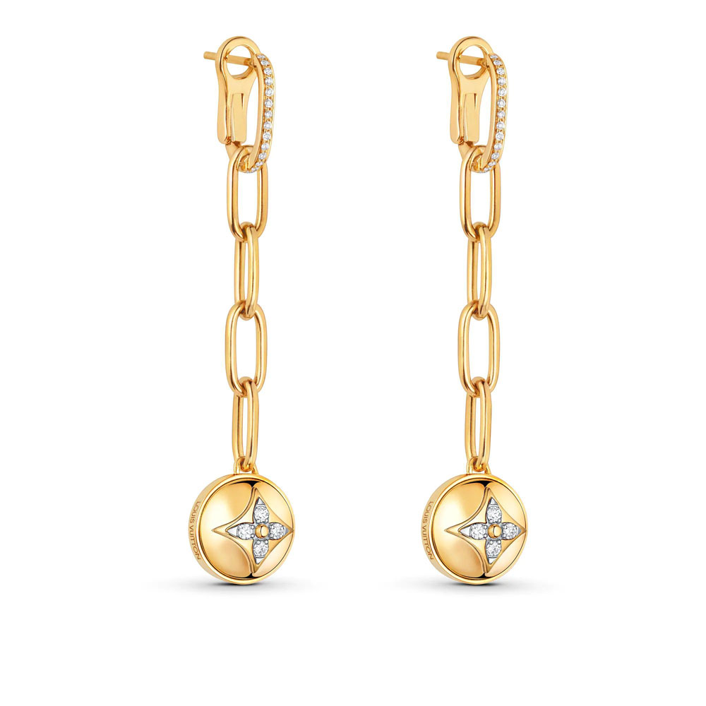 Louis Vuitton B Blossom Earrings Diamonds Q96789: Image 1