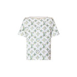 Louis Vuitton Floral Monogram Bateau T-Shirt 1AFGQT