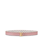 LV Initiales 30mm Reversible Belt Damier Azur Canvas M0145U