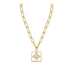 Louis Vuitton B Blossom Necklace Yellow Gold Q94466