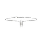 Louis Vuitton Silver Lockit bracelet sterling silver Q95450