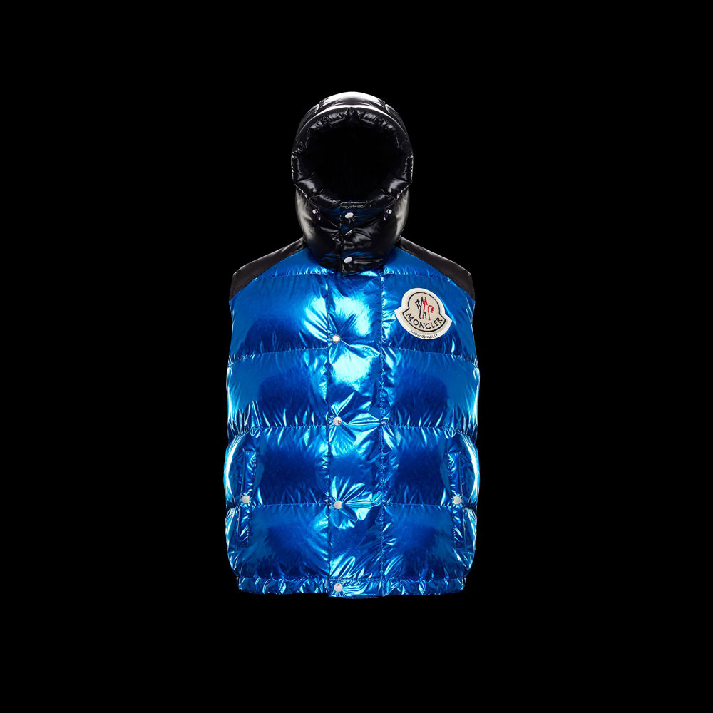 Moncler Exen Waistcoat Bright blue 09L4330380C03281756: Image 1