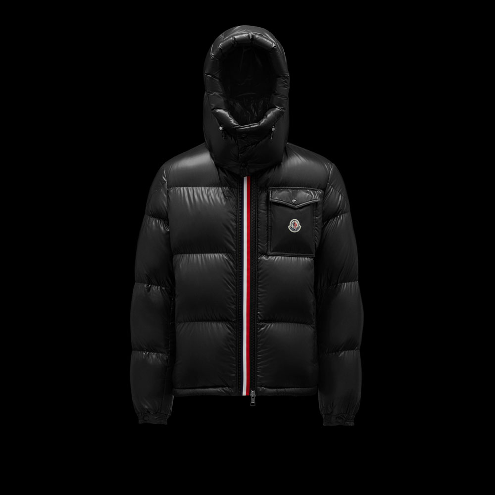 Moncler Black Montbeliard Jacket Outerwear G20911A0014268950999: Image 1