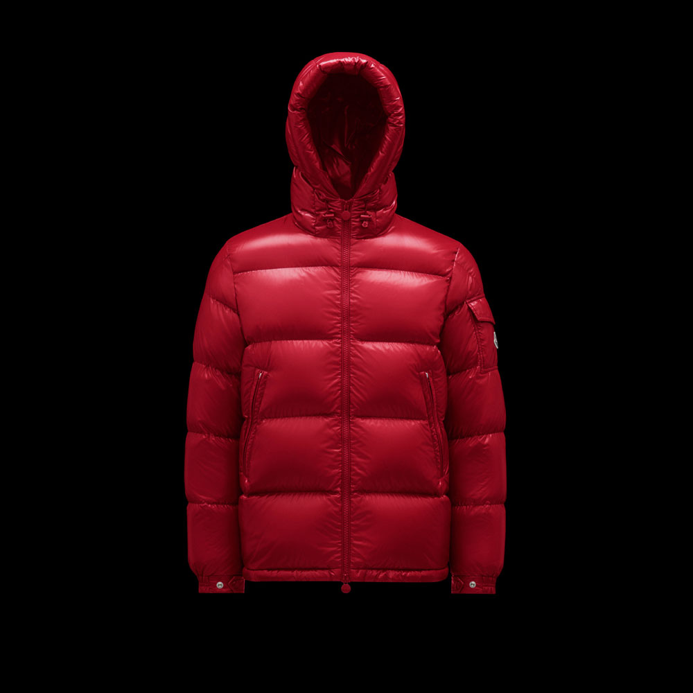 Moncler Scarlet Red Ecrins Jacket Outerwear G20911A0016868950455: Image 1