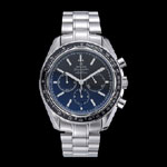 Omega Speedmaster Black Grey Stainless Steel Strap OMG6445