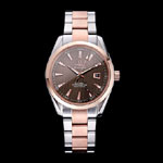 Omega Seamaster Brown Dial Two Tone Watch OMG6476