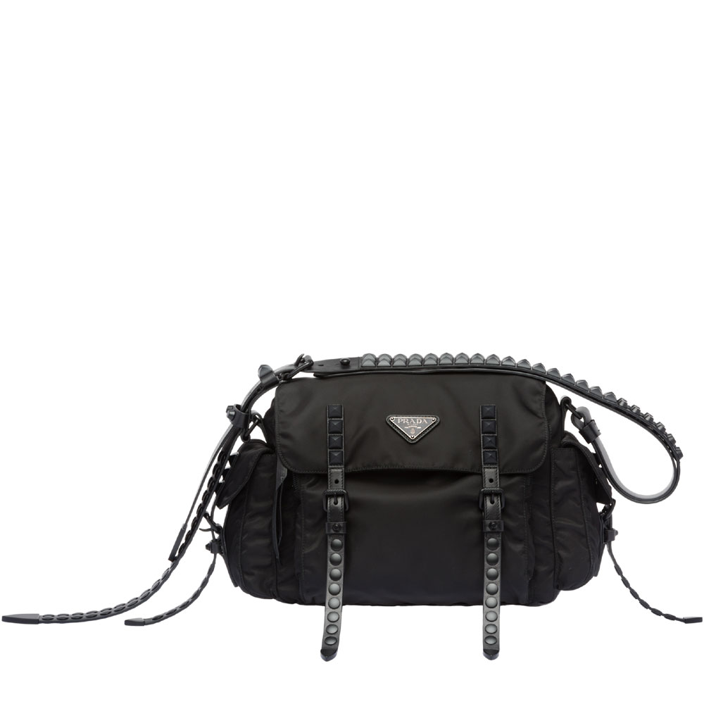 Prada Black Nylon shoulder bag 1BD118 2BYB F0632: Image 1