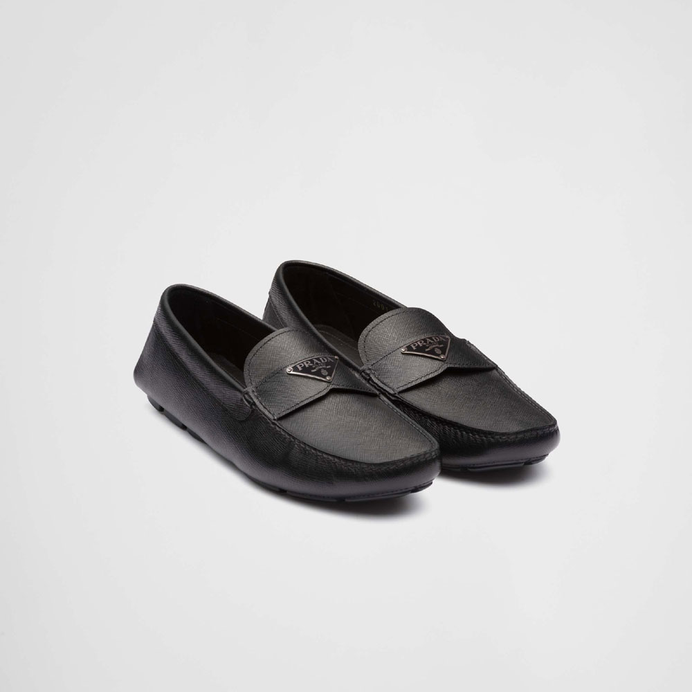 Prada Saffiano leather loafers 2DD164 053 F0002: Image 1