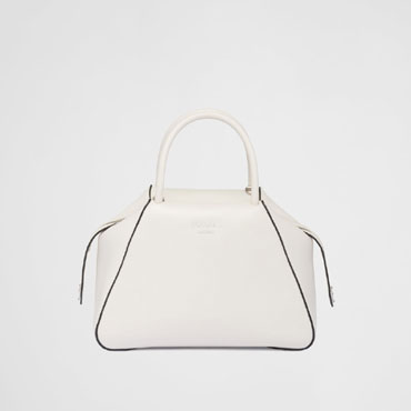 White Small Leather Prada Supernova bag 1BA366 2DDJ F0009