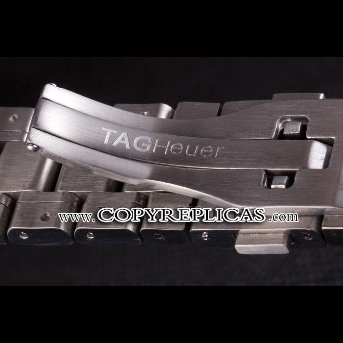 Tag Heuer SLR Polished Stainless Steel Case Black Dial Stainless Steel Strap TG6657: Image 3
