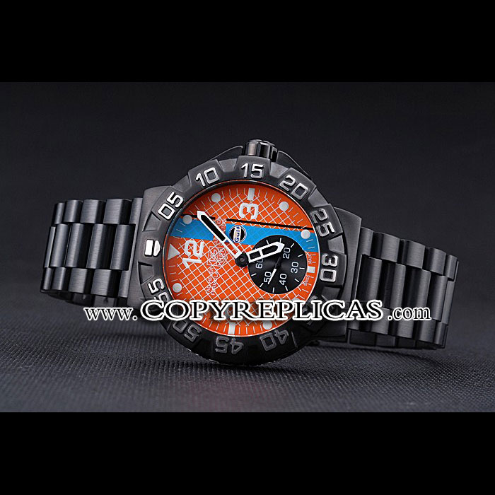Tag Heuer Formula One Special Gulf Edition Orange Blue Dial Ion Plated Bracelet TG6683: Image 2