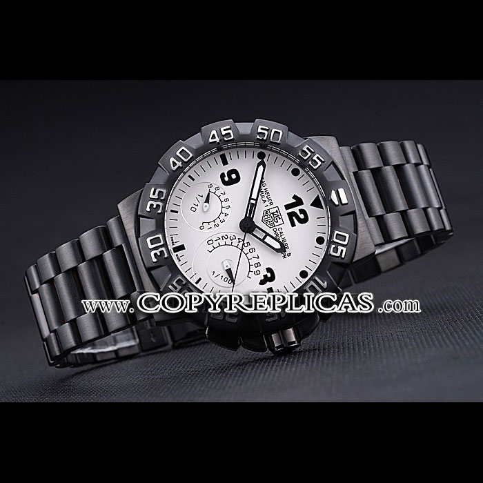 Tag Heuer Formula One Calibre S White Dial Ion Plated Steinless Steel Bracelet TG6705: Image 2