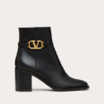 Valentino Garavani Vlogo Signature Calfskin Ankle Boot 75Mm 1W2S0CK1DSH0NO