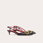 Valentino Vlogo Signature Calfskin Slingback Pump 5W2S0Q70DSH 0NO