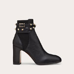 Valentino Garavani Rockstud Grainy Calfskin Ankle Boot ZW2S0P62VCE0NO