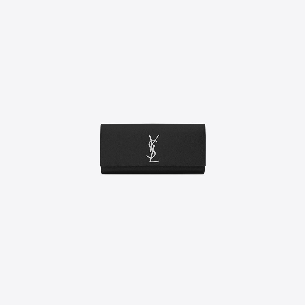 YSL Kate Clutch In Grain De Poudre Embossed Leather 326079 BOW0N 1000: Image 1