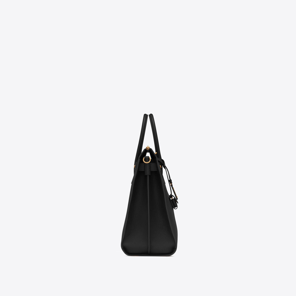 YSL Sac De Jour North South Tote In Grained Leather 480583 DTI0W 1000: Image 3