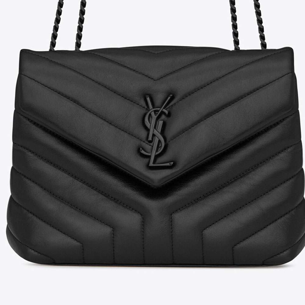 YSL Loulou Small In Matelasse Y Leather 494699 DV728 1000: Image 2