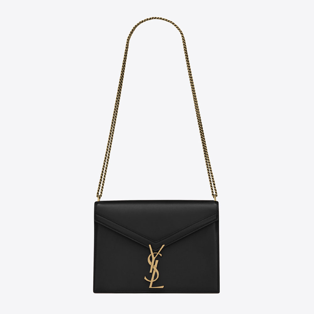 YSL Cassandra Monogram Clasp Bag In Smooth Leather 532750 0SX0W 1000: Image 1