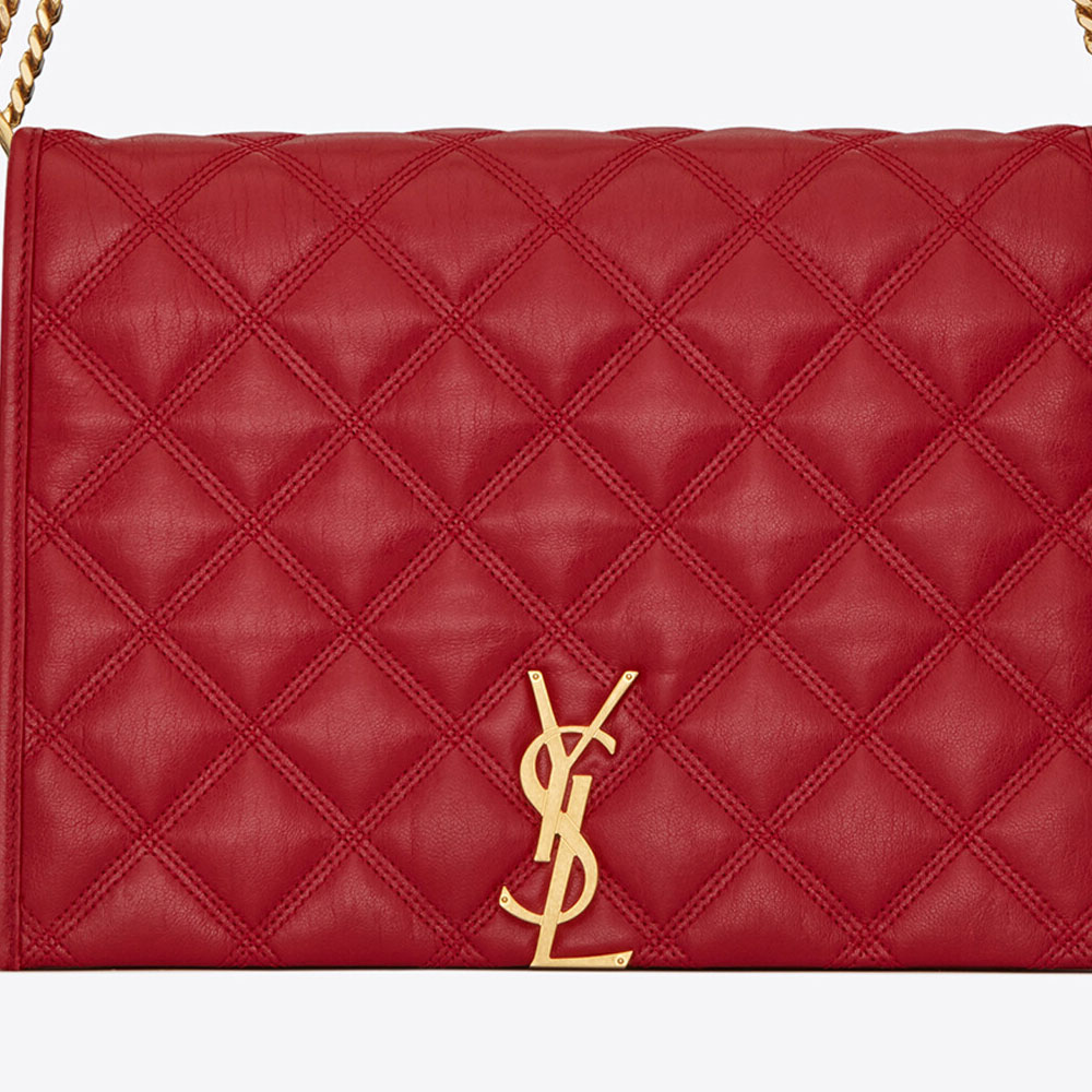 YSL Becky Small Chain Bag In Quilted Lambskin 579607 1D319 6805: Image 2