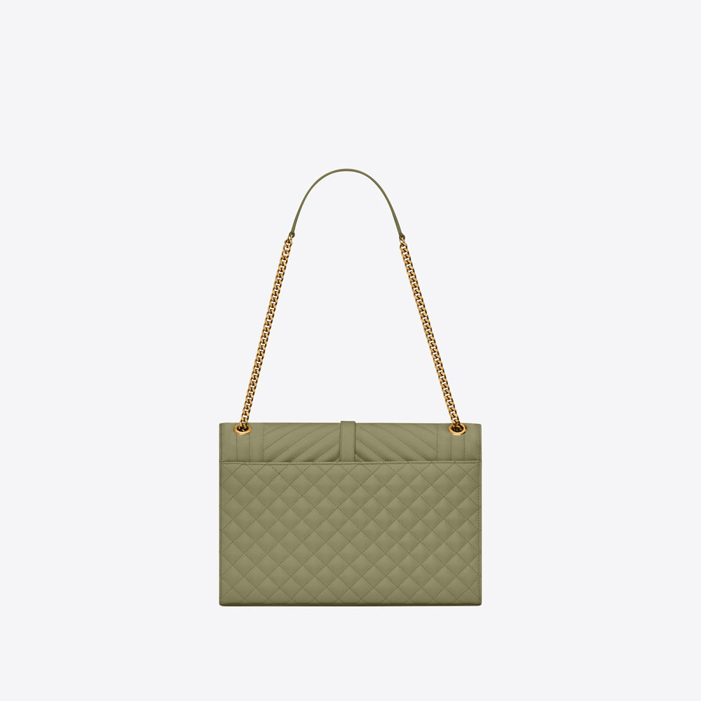 YSL Envelope Large Chain Bag Poudre Embossed 600166 BOW97 3317: Image 3