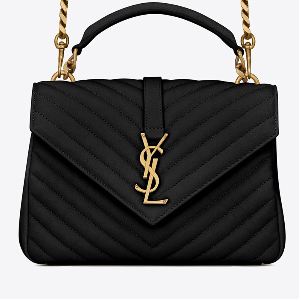 YSL College Medium In Quilted Leather 600279 BRM07 1000: Image 2