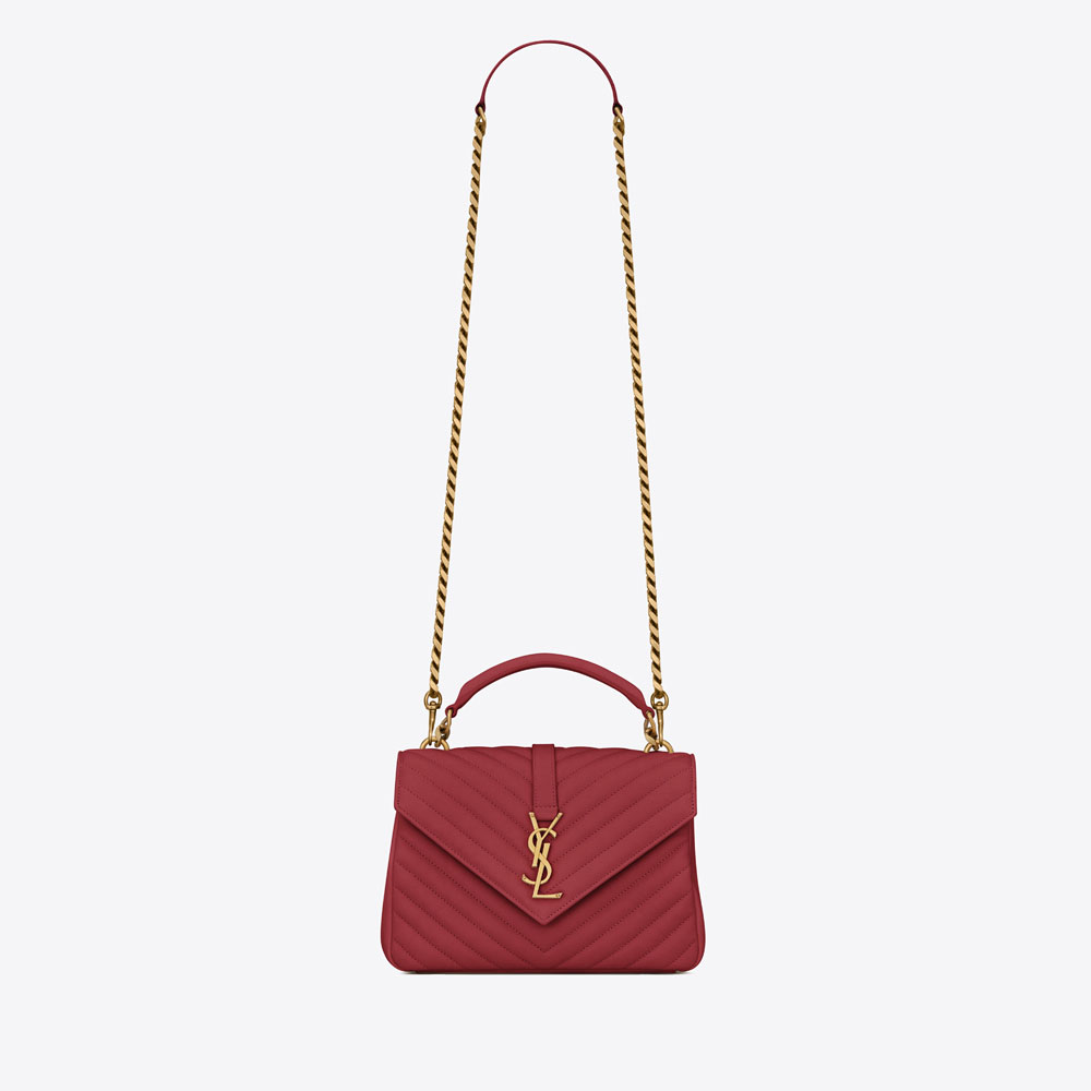 YSL College Medium In Quilted Leather 600279 BRM07 6008: Image 1