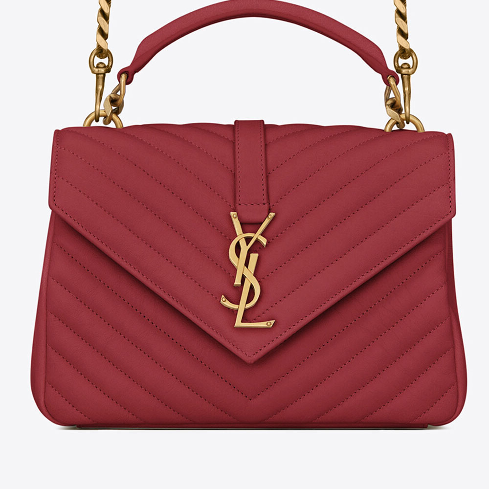 YSL College Medium In Quilted Leather 600279 BRM07 6008: Image 2