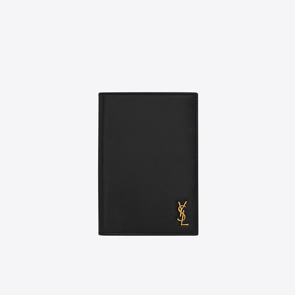 YSL Tiny Cassandre Passport Case In Smooth Leather 607659 02G0W 1000: Image 1