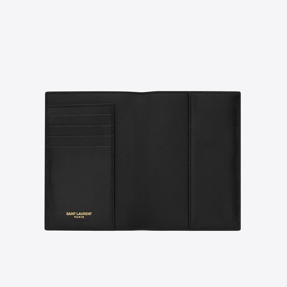 YSL Tiny Cassandre Passport Case In Smooth Leather 607659 02G0W 1000: Image 2