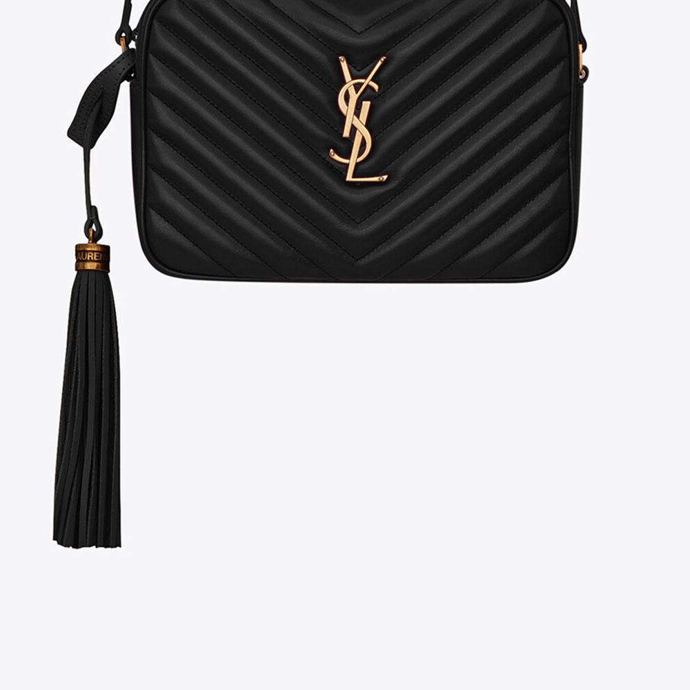 YSL Lou Camera Bag In Quilted Leather 612544 DV707 1000: Image 2