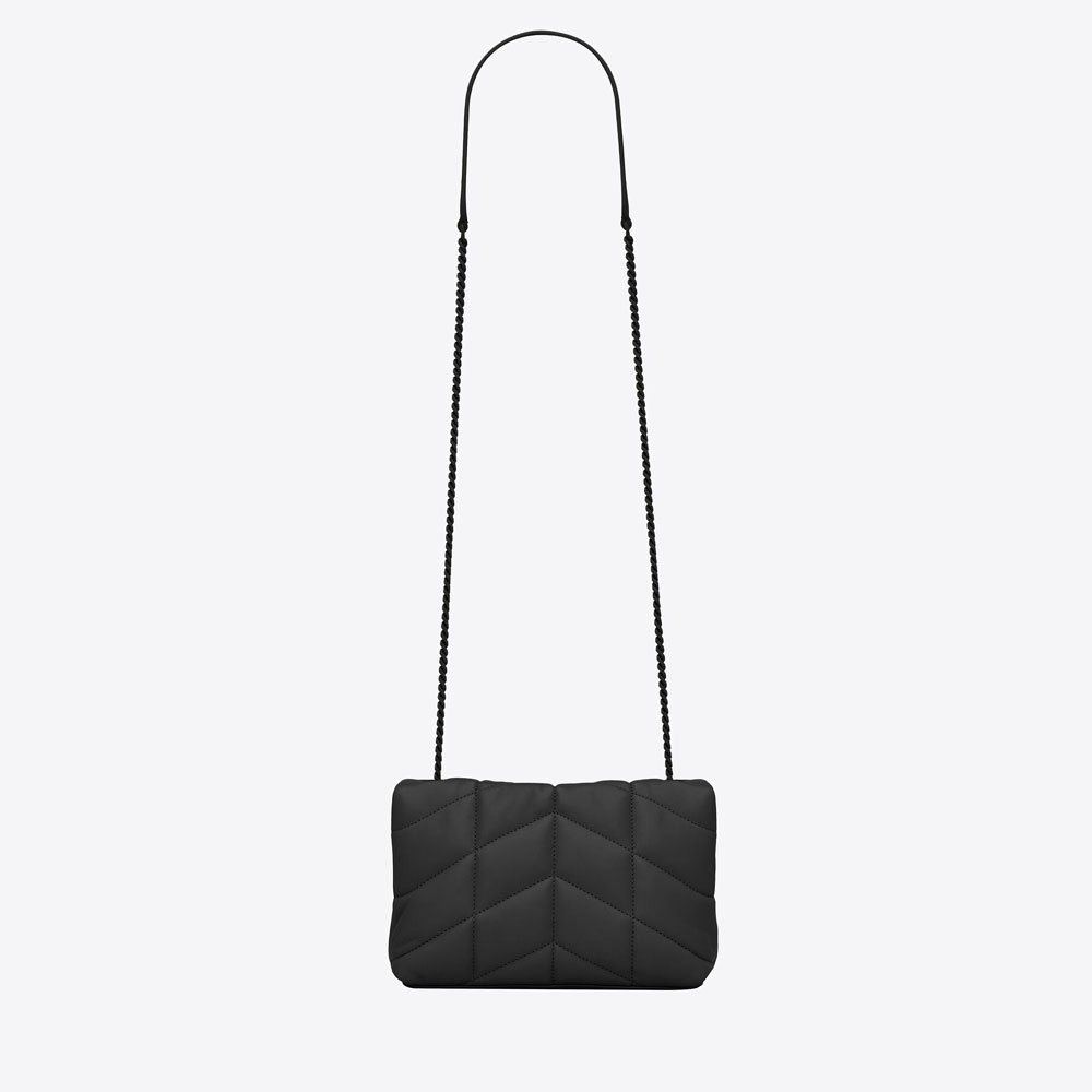 YSL Puffer Toy Bag In Quilted Lambskin 620333 1EL08 1000: Image 2