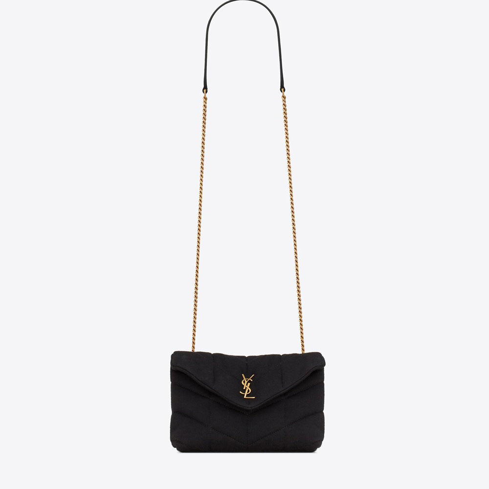 YSL Puffer Toy Bag In Jersey 620333 2F947 1000: Image 1
