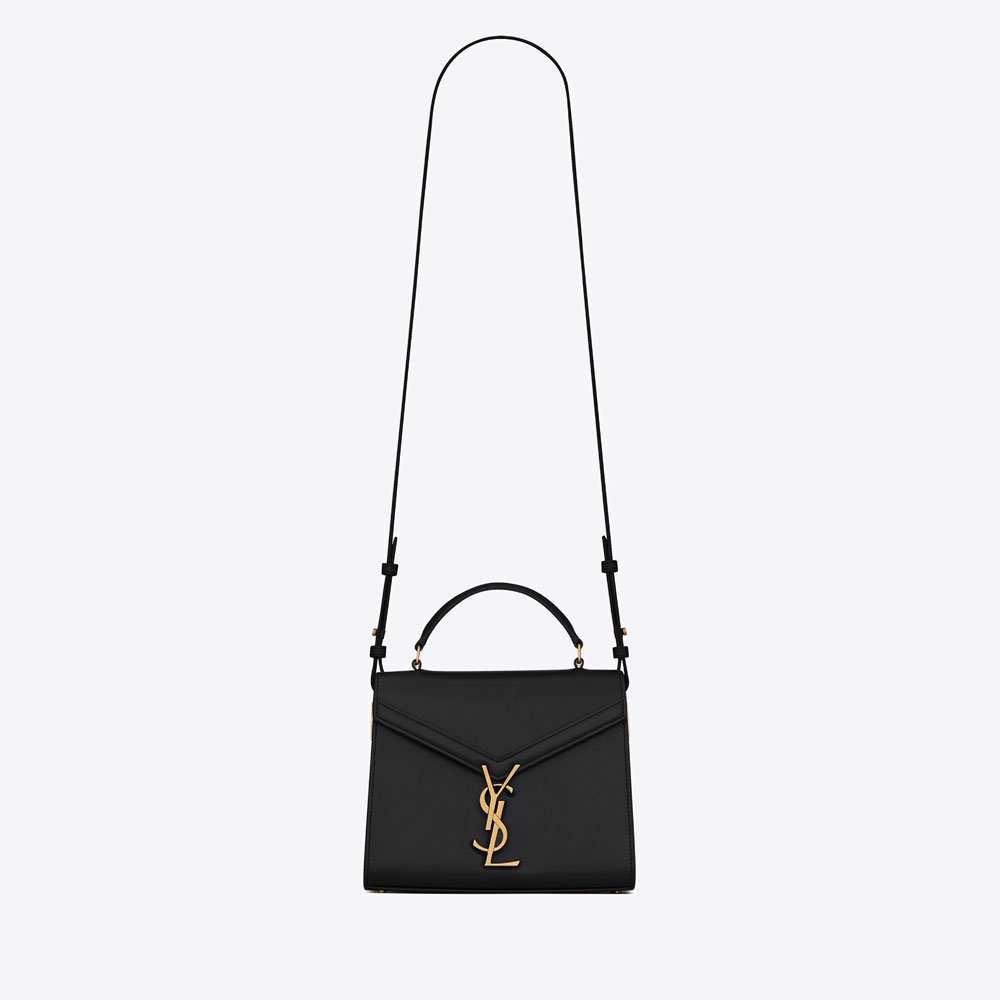 YSL Cassandra Mini Top Handle Bag Box Saint Laurent 623930 0SX0W 1000: Image 1