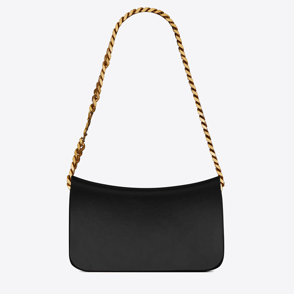 YSL Elise Shoulder Bag In Shiny Lambskin 640290 15H0W 1000: Image 1