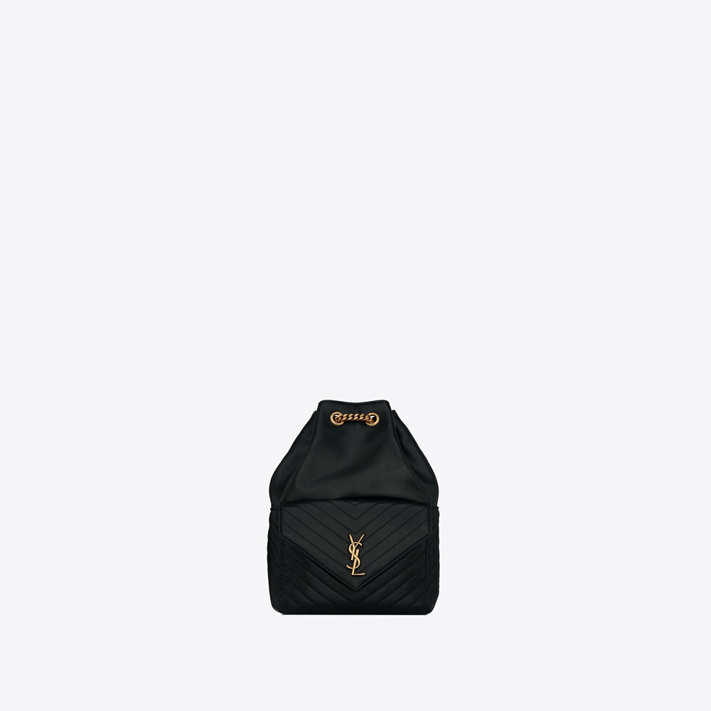 YSL Joe Backpack In Lambskin 672609 1EL07 1000: Image 1